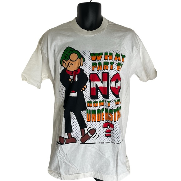 Vintage Andy Capp t shirt MFG By Freeze 1995 Mirror Group single stitch XL Rare - Picture 2 of 14